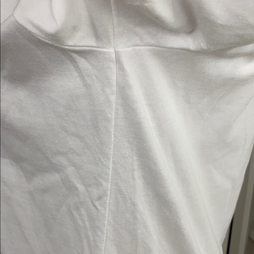 Fabletics White Love Peace Laughter Crew Neck Tee - Picture 10 of 12
